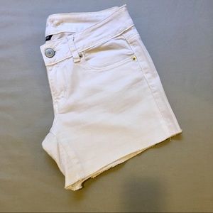 AE White Jean Shorts